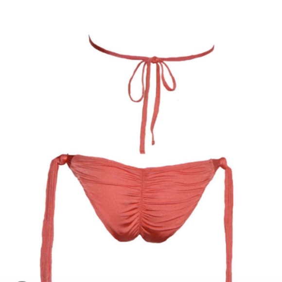 Dolcessa Swimwear Peach Reverse Triangle Bikini - Picture 4 of 5